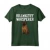 Il Cane Susurra Bullmastiff Maglietta - Regalo Divertente per Amanti dei Cani - Ideale per Proprietari di Bullmastiff