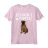 Il Cane Susurra Bullmastiff Maglietta - Regalo Divertente per Amanti dei Cani - Ideale per Proprietari di Bullmastiff
