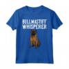 Il Cane Susurra Bullmastiff Maglietta - Regalo Divertente per Amanti dei Cani - Ideale per Proprietari di Bullmastiff