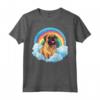 Carino Bullmastiff Rainbow Cloud Puppy Dog Lover Maglietta - Regalo divertente per Amanti dei Bullmastiff - Felicità tra le nuvole con il mio Bullmastiff