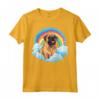 Carino Bullmastiff Rainbow Cloud Puppy Dog Lover Maglietta - Regalo divertente per Amanti dei Bullmastiff - Felicità tra le nuvole con il mio Bullmastiff