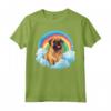 Carino Bullmastiff Rainbow Cloud Puppy Dog Lover Maglietta - Regalo divertente per Amanti dei Bullmastiff - Felicità tra le nuvole con il mio Bullmastiff