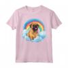 Carino Bullmastiff Rainbow Cloud Puppy Dog Lover Maglietta - Regalo divertente per Amanti dei Bullmastiff - Felicità tra le nuvole con il mio Bullmastiff