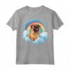 Carino Bullmastiff Rainbow Cloud Puppy Dog Lover Maglietta - Regalo divertente per Amanti dei Bullmastiff - Felicità tra le nuvole con il mio Bullmastiff