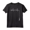 Bungee Jumping Heartbeat - Cuore Bungee Jumpers - Maglietta Sport Estremi per Amanti dell'Avventura
