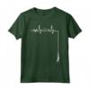 Bungee Jumping Heartbeat - Cuore Bungee Jumpers - Maglietta Sport Estremi per Amanti dell'Avventura