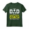 Dad Bungee Jumping Coach Always Right - Funny Maglietta for Bungee Jumping Enthusiasts - Unique Gift for Dad