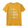 Eat Sleep Bungee Jumping - Maglietta Sport Estremi Bungy Jumping per Uomini e Donne - Ideale come Regalo per gli Amanti dell'Adrenalina