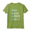 Eat Sleep Bungee Jumping - Maglietta Sport Estremi Bungy Jumping per Uomini e Donne - Ideale come Regalo per gli Amanti dell'Adrenalina