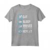 Eat Sleep Bungee Jumping - Maglietta Sport Estremi Bungy Jumping per Uomini e Donne - Ideale come Regalo per gli Amanti dell'Adrenalina