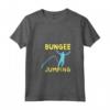 Donna Amore Bungee Jumping - Maglietta con Collo a V per Appassionati di Bungee Jumping - Ideale per Compleanni e Natale