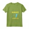 Donna Amore Bungee Jumping - Maglietta con Collo a V per Appassionati di Bungee Jumping - Ideale per Compleanni e Natale