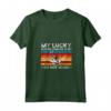 Donna Bungee Jumping dal Design Retrò - Lucky Bungee Jumping Shirt - Maglietta con Collo a V - Ideale per Sport Estremi e Avventurieri