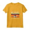 Donna Bungee Jumping dal Design Retrò - Lucky Bungee Jumping Shirt - Maglietta con Collo a V - Ideale per Sport Estremi e Avventurieri