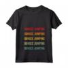 Donna Bungee Jumping Amante - Maglietta Hobbyist Rainbow Design con Collo a V - Regalo per Appassionati di Bungee Jumping