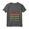 Donna Bungee Jumping Amante - Maglietta Hobbyist Rainbow Design con Collo a V - Regalo per Appassionati di Bungee Jumping