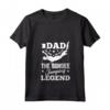 Donna Divertente Bungee Jumping Amante Grafica Papà Uomini Maglietta con Collo a V - Dad the Man the Myth the Bungee Jumping Legend - Regalo Divertente per gli Amanti del Bungee Jumping