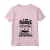 Donna Divertente Bungee Jumping Amante Grafico Donne Uomini - Maglietta Bungee Jumping Lover con Collo a V - Regalo per Amanti del Salto Elastico