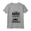 Donna Divertente Bungee Jumping Amante Grafico Donne Uomini - Maglietta Bungee Jumping Lover con Collo a V - Regalo per Amanti del Salto Elastico