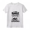Donna Divertente Bungee Jumping Amante Grafico Donne Uomini - Maglietta Bungee Jumping Lover con Collo a V - Regalo per Amanti del Salto Elastico