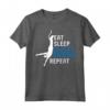 Divertente Bungee Jumping Amante Grafico - Eat Sleep Bungee Jumping Repeat Maglietta - Regalo Unico per Appassionati di Salto Elastico