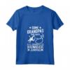 Donna Divertente Bungee Jumping Fan Grafico Nonni Uomini Maglietta con Collo a V - Regalo per Amanti del Salto Elastico
