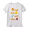 Eat Sleep Bungee Jumping Repeat | Divertente Maglietta Ideale Regalo per Amanti del Bungee Jumping