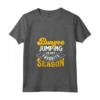 Donna Divertente Bungee Jumping Amante Grafico Donne Uomini - Maglietta Bungee Jumping con Collo a V - Regalo per gli Appassionati di Salto Elastico