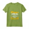 Donna Divertente Bungee Jumping Amante Grafico Donne Uomini - Maglietta Bungee Jumping con Collo a V - Regalo per gli Appassionati di Salto Elastico