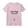 Donna Bungee Jumping dal Ponte Kawarau in Nuova Zelanda - T-shirt Collo a V per Bungy Jumper - Vivi al Massimo!