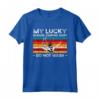 Bungee Jumping Retro Design - Lucky Bungee Jumping Shirt per Sport Estremi - Ideale per Sky Diver e Paracadutisti