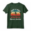 Just A Boy Who Loves Bungee Jumping - Bambini Bungee Jumping Boys Maglietta - Ideale per Compleanno o Natale