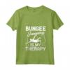 Donna Divertente Bungee Jumping Amante Grafico Uomini e Donne - Maglietta Bungee Jumping is my Therapy - Regalo Unico per Appassionati di Salto Elastico