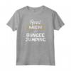 HapTiger Bungee Jumping Maglietta - Comfortable Tee for Adventure Seekers - Sizing Chart Included