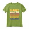 Bungee Jumping Evolution - Maglietta Sport Estremi Bungy Jumping Design - Ideale per Regali Speciali