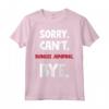 Sorry Can't Bungee Jumping Bye - Maglietta Leggera per Amanti dell'Outdoor - Ideale come Regalo