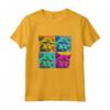 Burmilla Cat Pop Art Design - Colorata Maglietta Uomo - Regalo Perfetto per Amanti dei Gatti - Natale, Compleanni, San Valentino