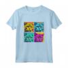 Burmilla Cat Pop Art Design - Colorata Maglietta Uomo - Regalo Perfetto per Amanti dei Gatti - Natale, Compleanni, San Valentino
