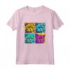 Burmilla Cat Pop Art Design - Colorata Maglietta Uomo - Regalo Perfetto per Amanti dei Gatti - Natale, Compleanni, San Valentino