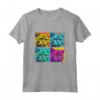 Burmilla Cat Pop Art Design - Colorata Maglietta Uomo - Regalo Perfetto per Amanti dei Gatti - Natale, Compleanni, San Valentino