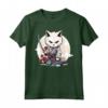 Samurai Burmilla Gatto Giapponese Kawaii Ninja Cat - Maglietta Stile Samurai per Appassionati di Gatti e Cultura Giapponese