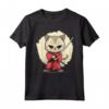 Samurai Gatto Giapponese Kawaii Ninja Burmilla Cat Maglietta - Design Unico per Appassionati di Gatti e Cultura Giapponese
