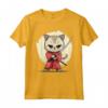 Samurai Gatto Giapponese Kawaii Ninja Burmilla Cat Maglietta - Design Unico per Appassionati di Gatti e Cultura Giapponese