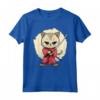 Samurai Gatto Giapponese Kawaii Ninja Burmilla Cat Maglietta - Design Unico per Appassionati di Gatti e Cultura Giapponese