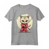 Samurai Gatto Giapponese Kawaii Ninja Burmilla Cat Maglietta - Design Unico per Appassionati di Gatti e Cultura Giapponese