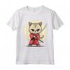 Samurai Gatto Giapponese Kawaii Ninja Burmilla Cat Maglietta - Design Unico per Appassionati di Gatti e Cultura Giapponese