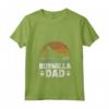 Donna Cad Owner Dad - Retro Burmilla Dad Maglietta con Collo a V - Ideale per gli Amanti dei Gatti e Papà dei Gatti - Regalo Unico per Proprietari di Gatti Burmilla