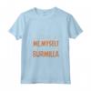 Me, Myself And Burmilla - Maglietta con Collo a V per Amanti dei Gatti Burmilla - Design Carino e Unico