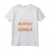 Me, Myself And Burmilla - Maglietta con Collo a V per Amanti dei Gatti Burmilla - Design Carino e Unico