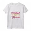 Design Di Zampe Di Gatto - Burmilla Cat Mama Maglietta con Collo a V - Ideale per Proprietari e Amanti dei Gatti Burmilla